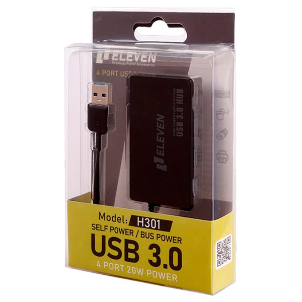 هاب 4 پورت USB3.0 ایلون H301