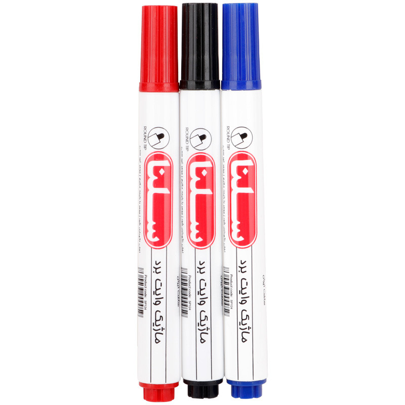 ماژیک وایت برد سلنا نوک گرد PS124 بسته 12 عددی