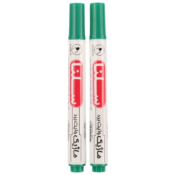 ماژیک وایت برد سلنا نوک گرد PS124 بسته 12 عددی