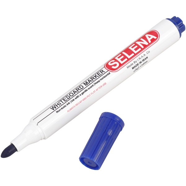 ماژیک وایت برد سلنا نوک گرد PS124 بسته 12 عددی