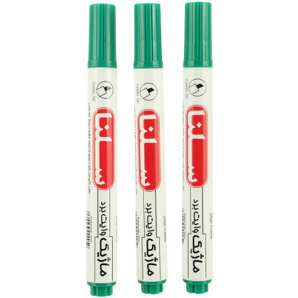 ماژیک وایت برد سلنا نوک تخت SP124 بسته 12 عددی