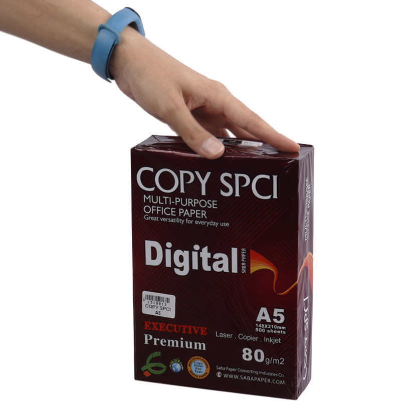 کاغذ A5 کپی SPCI دیجیتال 80 گرم بسته 500 عددی