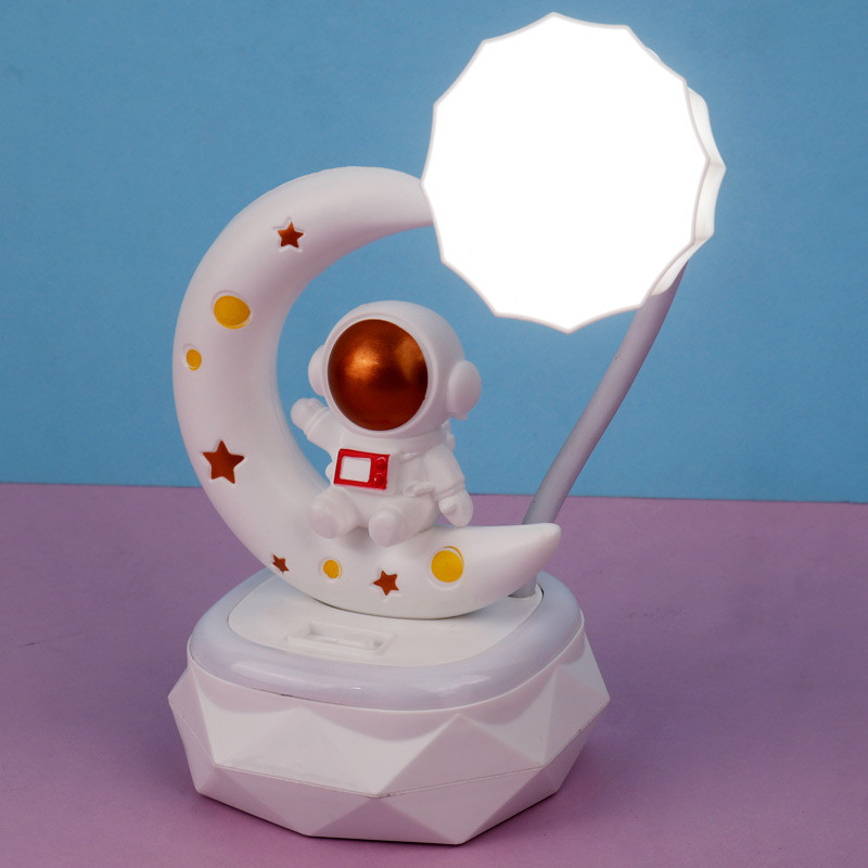 چراغ مطالعه فانتزی شارژی طرح فضایی Cosmic Man Led Table Lamp