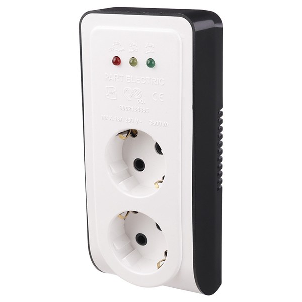 محافظ برق یخچال و فریزر 2 خانه ارت دار پارت الکتریک 2834