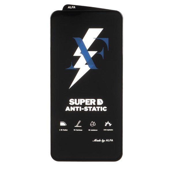 محافظ صفحه نمایش شیشه ای Super D Anti Static ALFA مدل Samsung Galaxy S23 FE / A54 / Honor 400