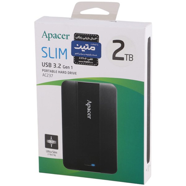 هارد اکسترنال اپیسر Apacer AC237 2TB