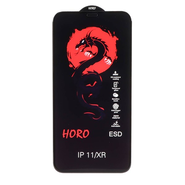 محافظ صفحه نمایش شیشه ای Full Cover ESD Horo مدل Apple iPhone 11 / iPhone XR