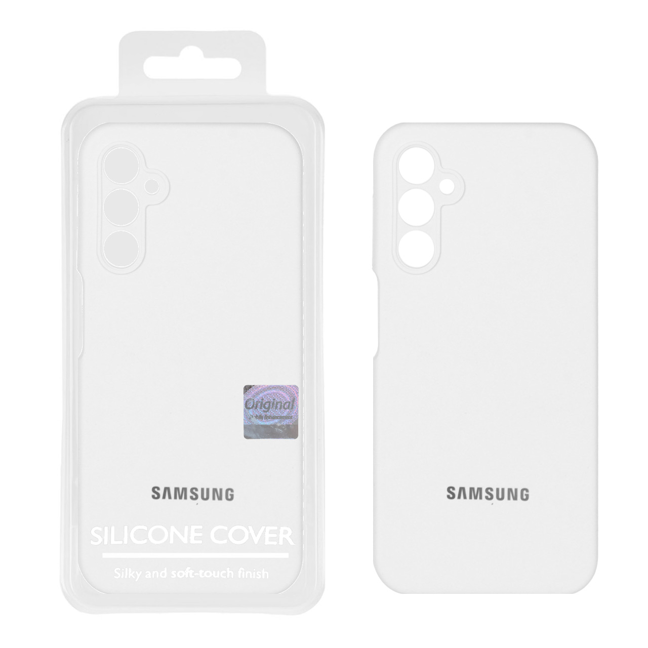قاب سیلیکونی پاک کنی اورجینال Master Quality مدل Samsung Galaxy A24 - سفید (پک دار)