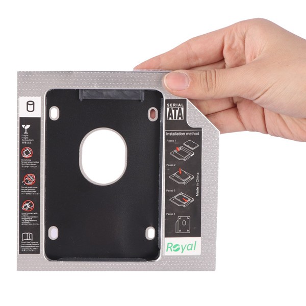 براکت هارد اینترنال 2.5 اینچی رویال HDD Caddy سایز 12.5 میلی متر
