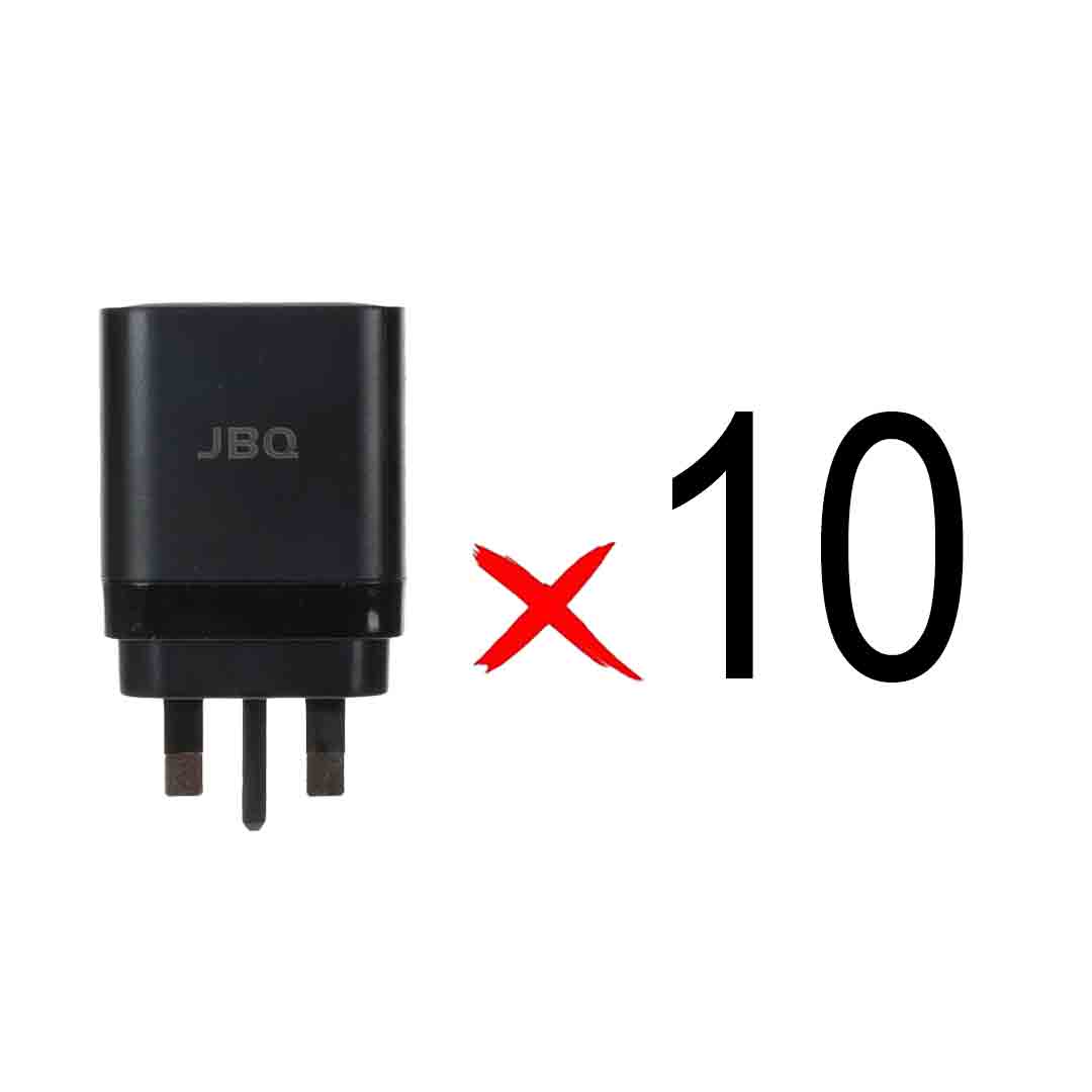 شارژر دیواری فست و PD دو پورت JBQ مدل WC-606B 45W - مشکی (گارانتی یکساله رصاصی) (بسته 10 عددی)
