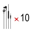 هندزفری با سیم جک 3.5 میلی متری AKG مدل EO-IG955 S8 - طوسی (بسته 10 عددی)