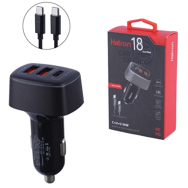 شارژر فندکی 20 وات هترون HCC3210PQ