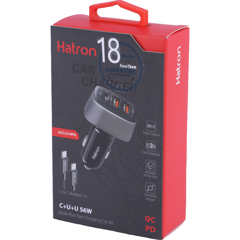 شارژر فندکی 20 وات هترون HCC3210PQ
