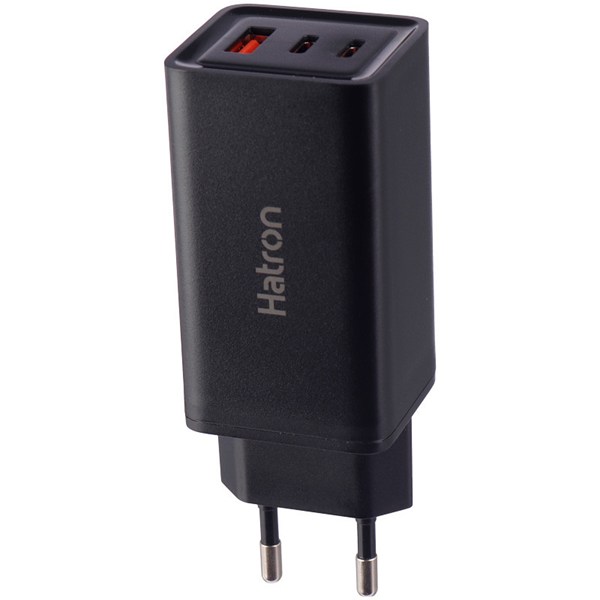 شارژر دیواری 65 وات هترون HWC3651PQ QC3.0 PD 3.25A + کابل تبدیل تایپ سی