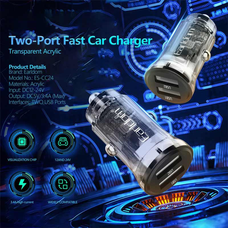 شارژر فندکی 15 وات ارلدام ES-CC24