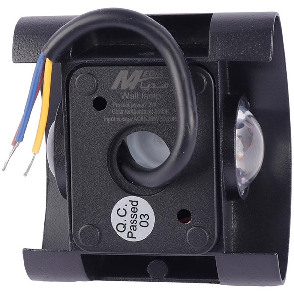 چراغ دیواری دکوراتیو دو طرفه Media DBA-117 2W