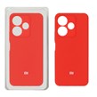 قاب سیلیکونی پاک کنی محافظ لنزدار اورجینال Xiaomi Redmi 13X / Redmi 13 4G / Poco M6 4G - قرمز (پک اصلی)