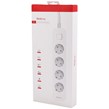 چند راهی 4 خانه ارت دار هادرون P24 با کابل 1.8 متری