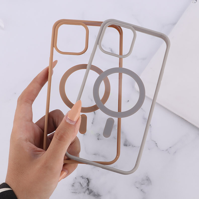قاب PC مگ سیف آیفون iPhone 12 Pro Max دور رنگی
