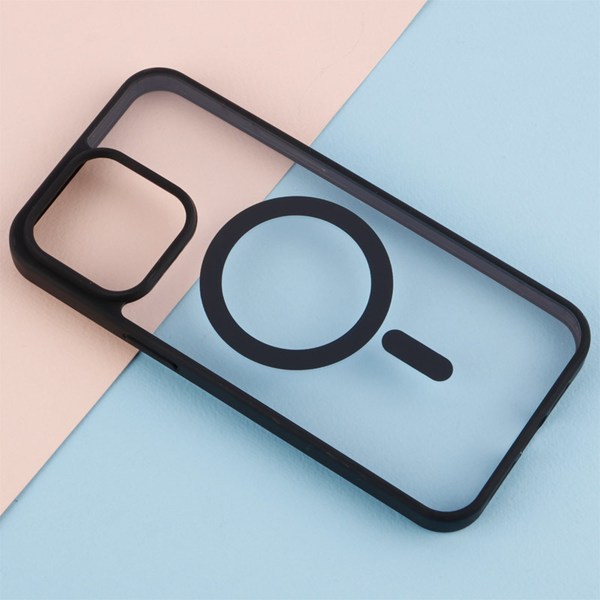قاب PC مگ سیف آیفون iPhone 15 Pro Max دور رنگی
