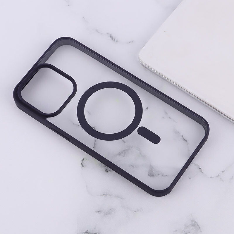 قاب PC مگ سیف آیفون iPhone 15 Pro Max دور رنگی