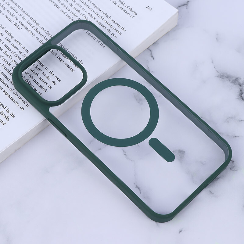 قاب PC مگ سیف آیفون iPhone 15 Pro Max دور رنگی