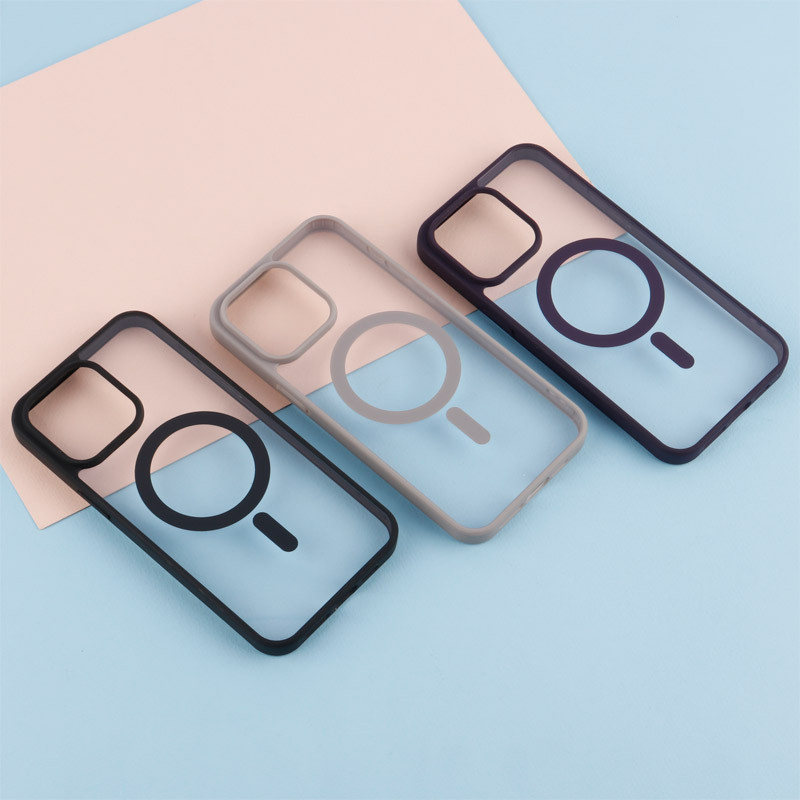 قاب PC مگ سیف آیفون iPhone 15 Pro Max دور رنگی