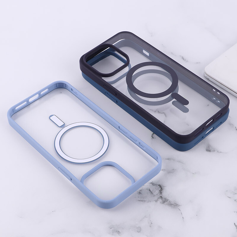 قاب PC مگ سیف آیفون iPhone 15 Pro Max دور رنگی