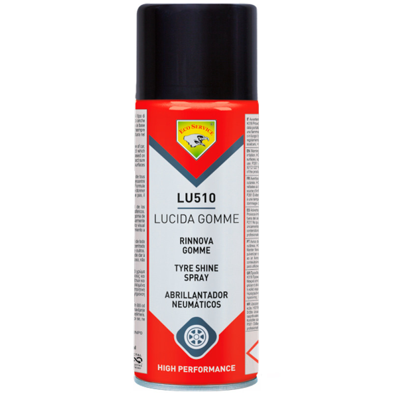 اسپری براق کننده لاستیک Eco Service Lucida Gomme LU510 400ml