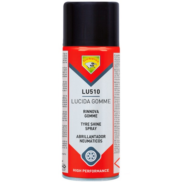 اسپری براق کننده لاستیک Eco Service Lucida Gomme LU510 400ml