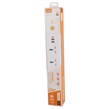 چند راهی 5 خانه الدینیو SC5319 با کابل 2 متری + شارژر USB و Type-C