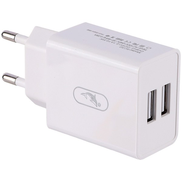 شارژر دیواری 10.5 وات اسکای دلفین SC30T 2.1A + کابل تایپ سی