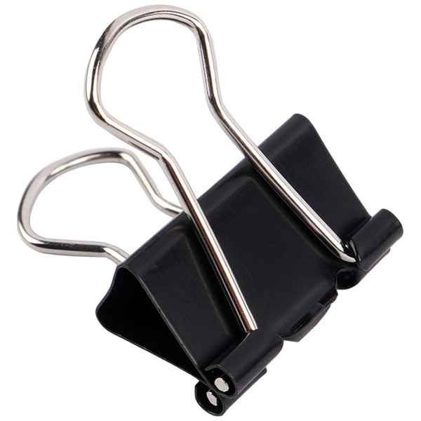 گیره دوبل Dl office dl0005 19mm بسته 12 عددی