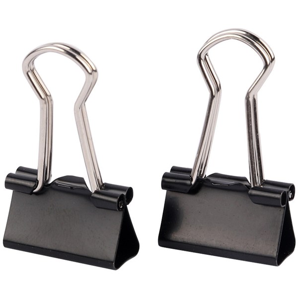 گیره دوبل Dl office dl0005 19mm بسته 12 عددی