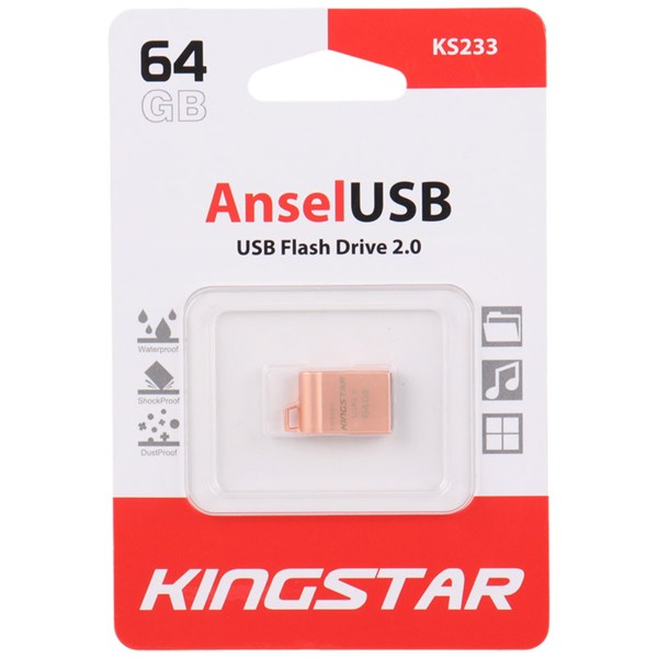 فلش 64 گیگ کینگ استار KingStar Ansel KS233