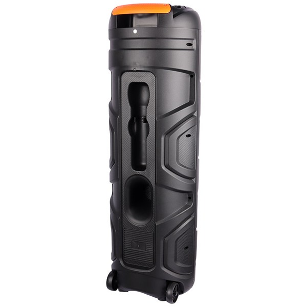 اسپیکر چمدانی بلوتوثی رم و فلش خور Sing-E ZQS8302 + میکروفون و ریموت کنترل
