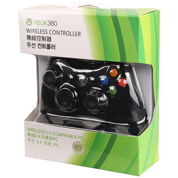 دسته بازی بی سیم Microsoft Xbox 360 High Copy + دانگل