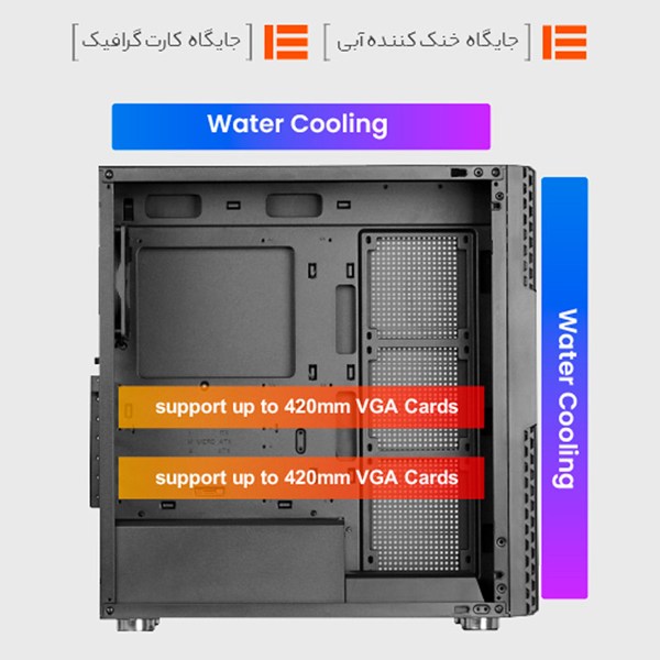 کیس کامپیوتر فاطر F-700B