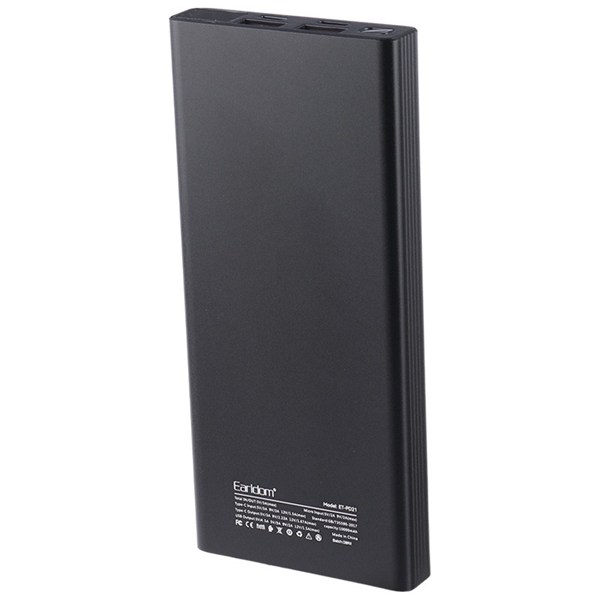 پاور بانک فست شارژ ارلدام ET-PD21 QC3.0 PD 22.5W ظرفیت 10000 میلی آمپر ساعت