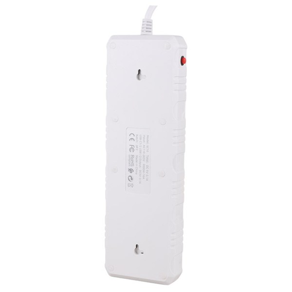 چند راهی 3 خانه ارت دار ارلدام ES-SC10 با کابل 2 متری + شارژر USB و Type-C