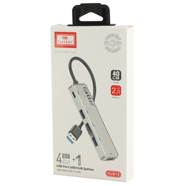 هاب 5 پورت USB ارلدام ET-HUB12