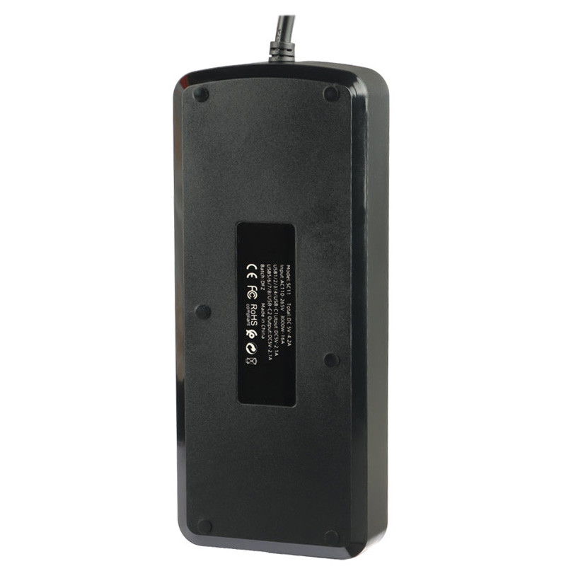چند راهی 4 خانه ارلدام ES-SC11 با کابل 2 متری + شارژر USB و Type-C