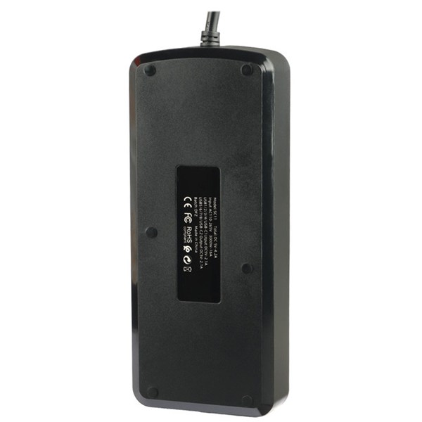 چند راهی 4 خانه ارلدام ES-SC11 با کابل 2 متری + شارژر USB و Type-C