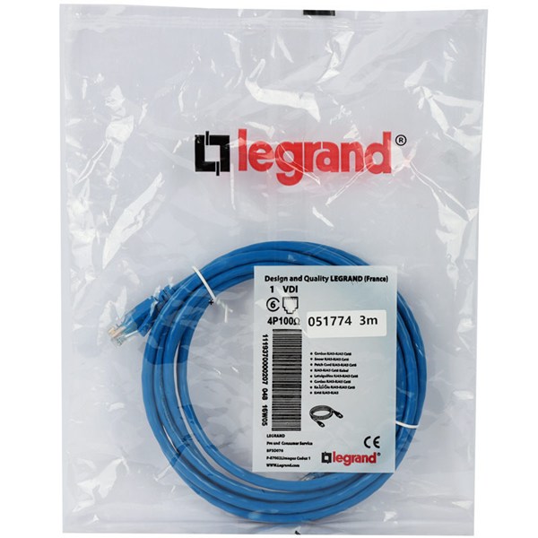 کابل شبکه Cat6 لگراند 051774 طول 3 متر