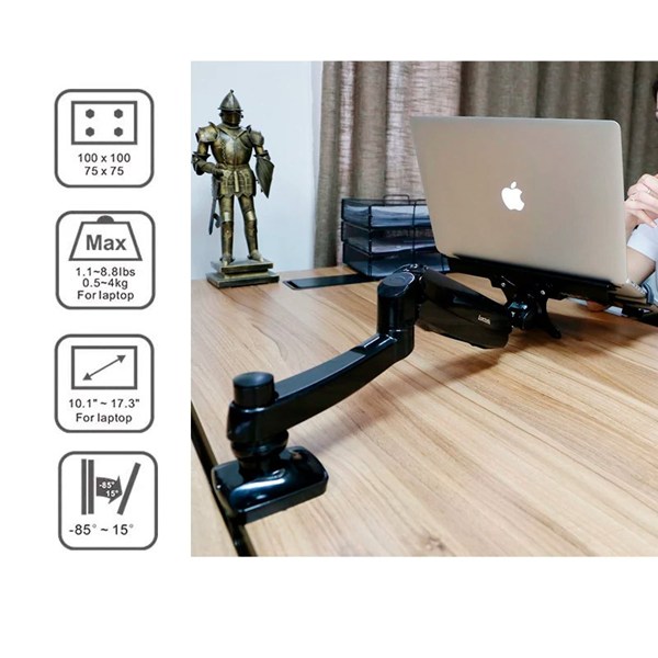 پایه رومیزی متحرک لپ تاپ Ergo WLA002