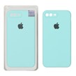 قاب سیلیکونی پاک کنی اورجینال Master Quality مدل Apple iPhone 7 Plus / iPhone 8 Plus - سبزآبی (پک دار)