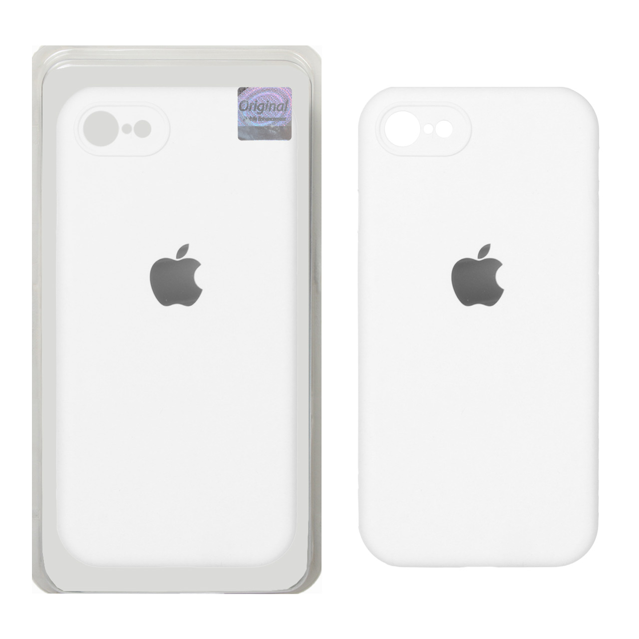 قاب سیلیکونی پاک کنی اورجینال Master Quality مدل Apple iPhone 7 / iPhone 8 / iPhone SE (2020) - سفید (پک دار)