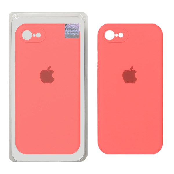 قاب سیلیکونی پاک کنی اورجینال Master Quality مدل Apple iPhone 7 / iPhone 8 / iPhone SE (2020) - مرجانی (پک دار)
