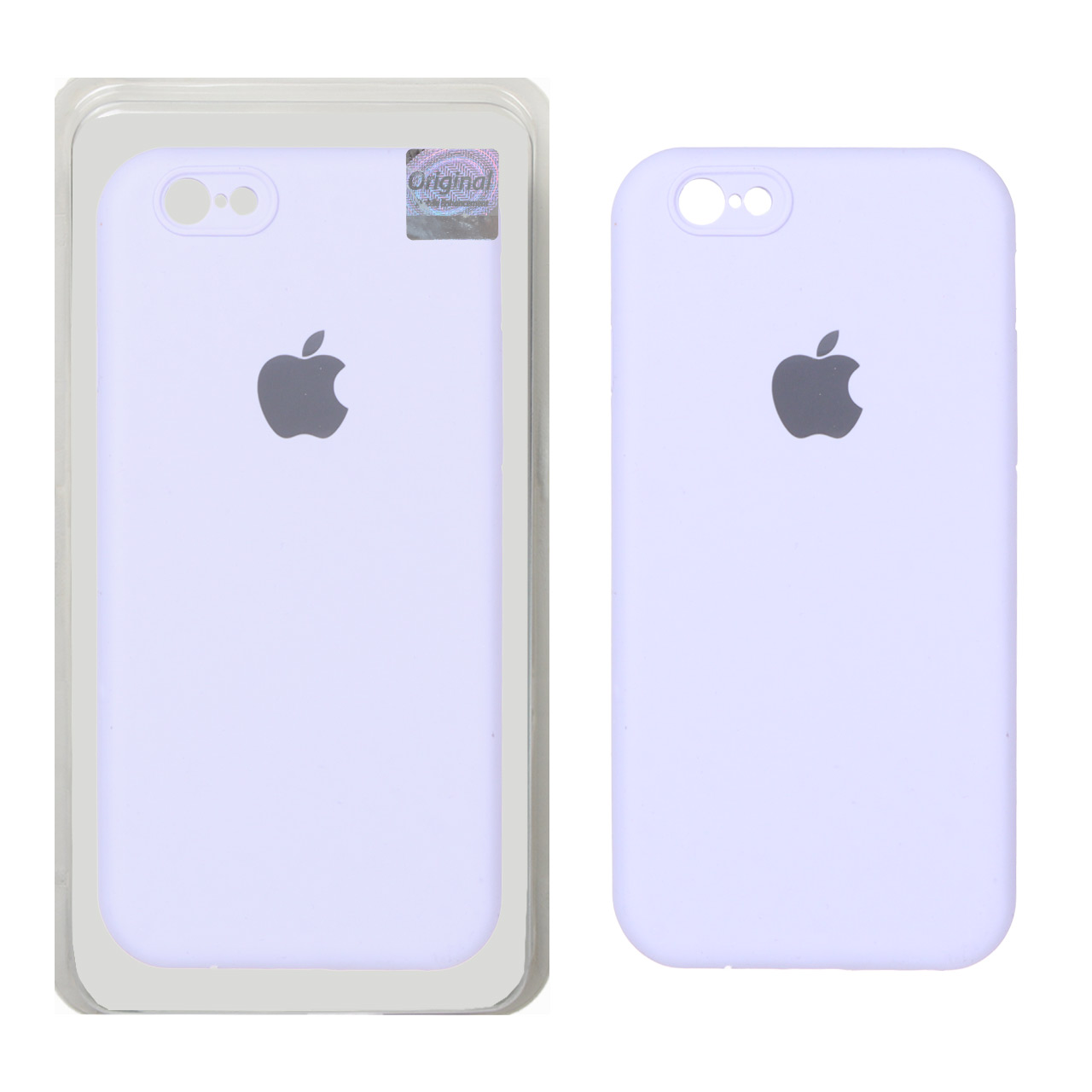 قاب سیلیکونی پاک کنی اورجینال Master Quality مدل Apple iPhone 6 / iPhone 6s - یاسی (پک دار)