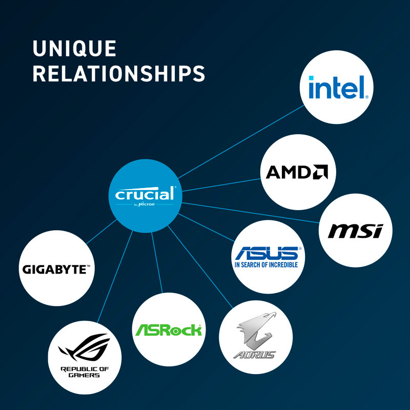 رم کامپیوتر کروشیال CT16G56C46U5 DDR5 16GB Single 5600MHz CL46